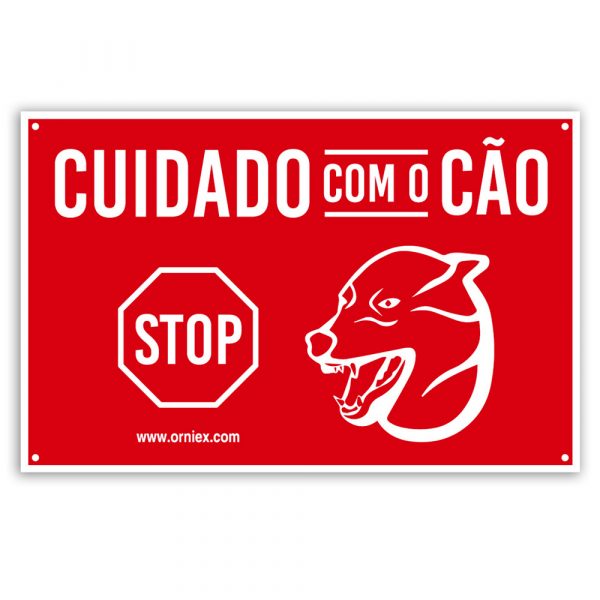 Cuidado com o cão