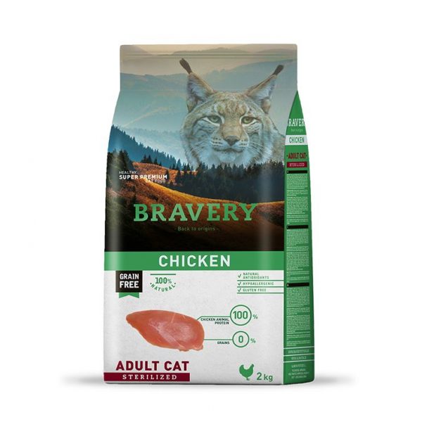 BRAVERY CHICKEN ADULT CAT STERILIZED