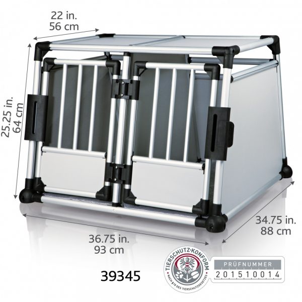 Transportadora dupla em alumínio -0