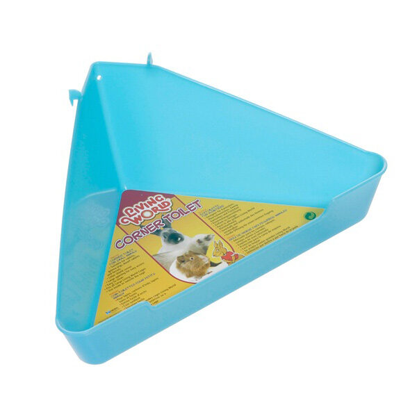 WC de Canto para Roedores Grandes - Turquesa-0